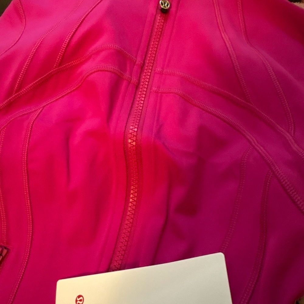 Pink flare lululemon define jacket